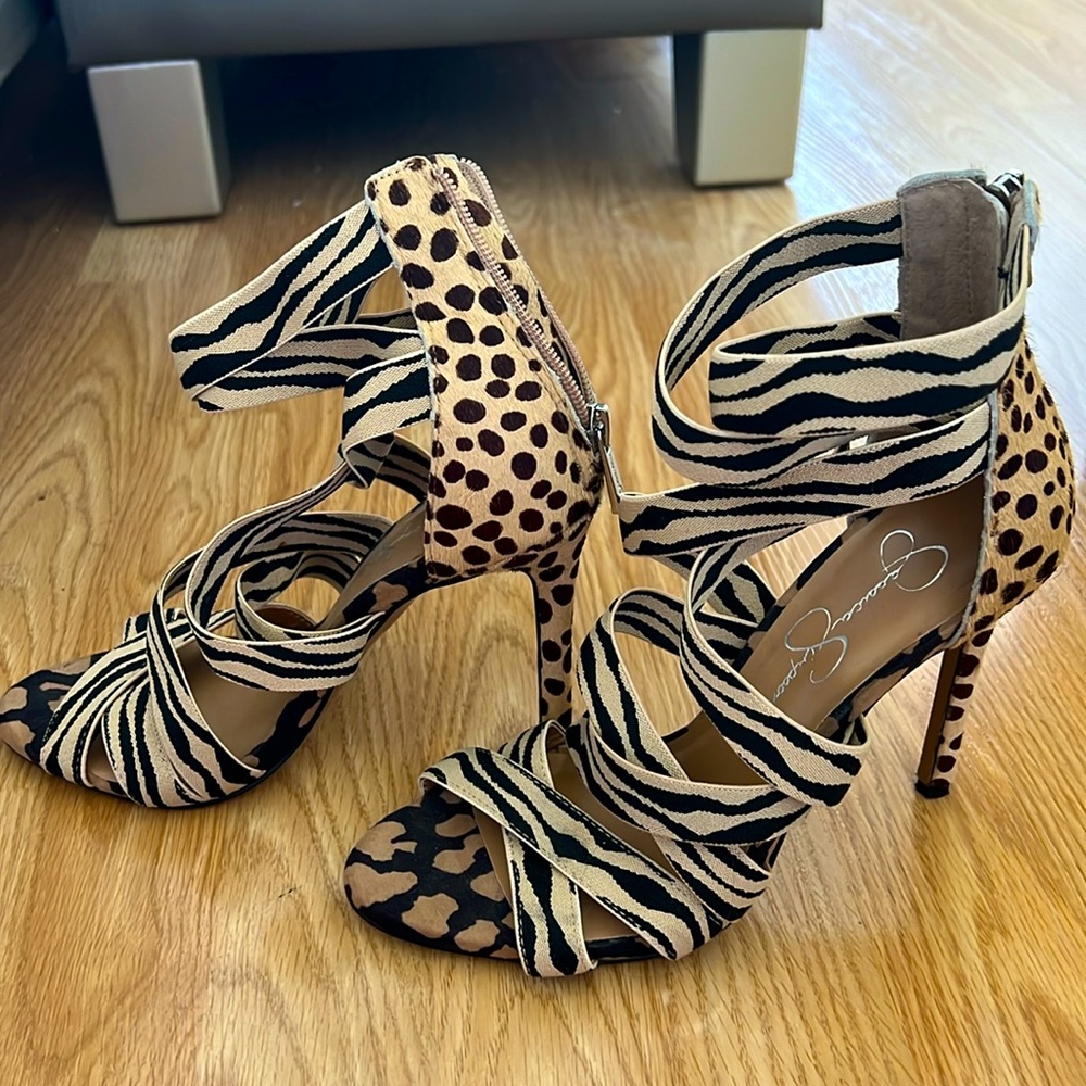 Beautiful heeled sandals
